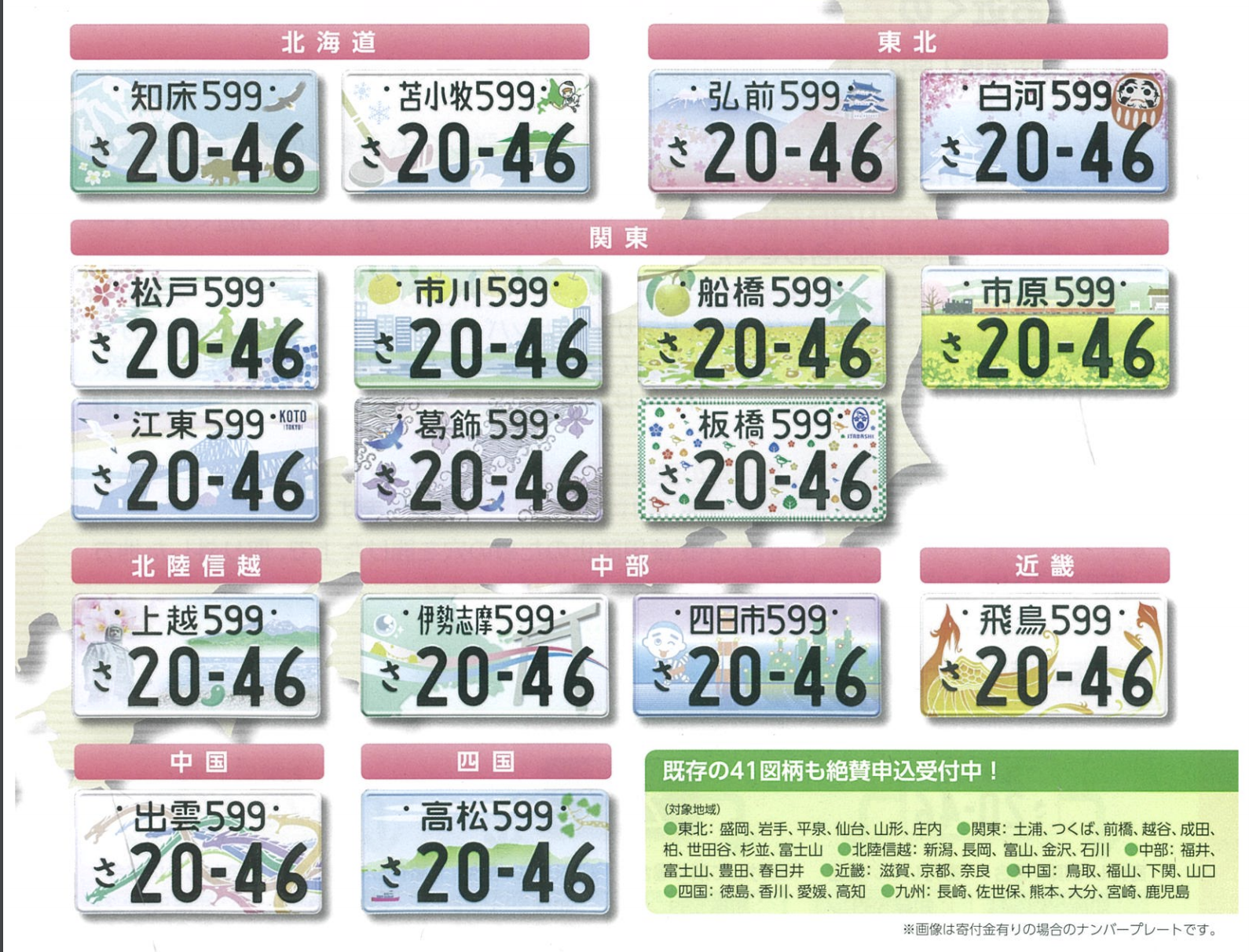 地方版ナンバープレートPDF